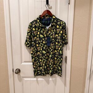 William Murray Golf Lemon Print Men's Shirt